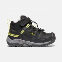 KEEN Unisex Little Kids' Targhee Waterproof Boot Black/Steel Grey - 1026297