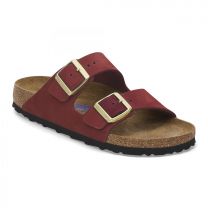 BIRKENSTOCK Women's Arizona Soft Footbed Zinfandel Nubuck (narrow width) - 1028719