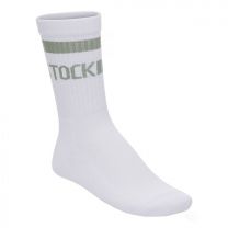 BIRKENSTOCK Unisex Cotton Crew Stripe Socks White/Pure Sage - 1029752