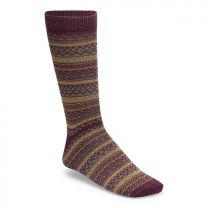 BIRKENSTOCK Cotton Pattern Socks Thyme/Taupe/Zinfandel - 1030323