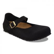 BIRKENSTOCK Women's Mantova Black Suede (narrow width) - 1030423
