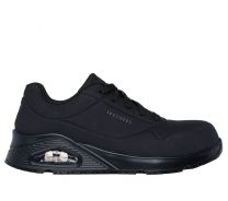 Skechers Women's Uno Sr Comp Toe 108101 Industrial Shoe, Black, 10