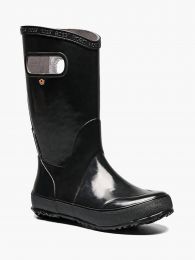 BOGS Unisex Kids' Rainboot Solid Lightweight Waterproof Boots Black - 71325-001