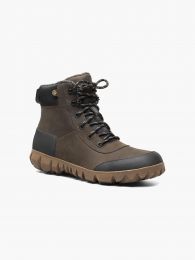 BOGS Men's Arcata Urban Leather Mid Winter Boots Chocolate - 72909-202