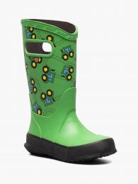 BOGS Unisex Kids Tractors Rainboot Green Multi - 72816-340
