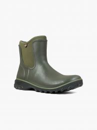 BOGS Women's Sauvie Slip On Waterproof Rain Boots Sage - 72203-306