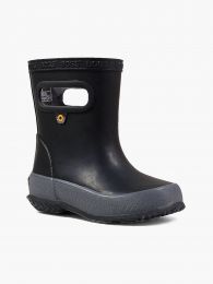 BOGS Unisex Kids' Skipper Solid Rainboot Black - 72225K-001