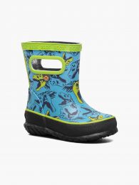BOGS Unisex Kids' Skipper Cool Dinos Rainboot Electric Blue - 72808K-431