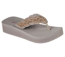 Skechers Women's Vinyasa - Happy Pearl Flip-Flop Taupe - 119196-TPE