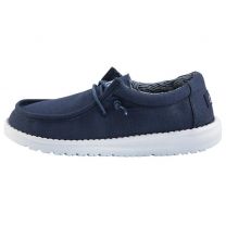 HEY DUDE Shoes Boy's Wally Youth Navy - 130132500
