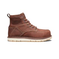 KEEN Utility Women's 6" San Jose Aluminum Toe Work Boot Gingerbread/Gum -1024569