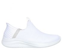 Skechers Women's Slip-Ins: Ultra Flex 3.0 - Cozy Streak Sneaker White 149708-WHT