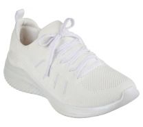 Skechers Women's Ultra Flex 3.0 - Glowing Sky Sneaker White - 149856-WHT