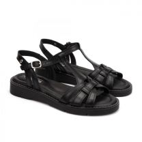 Pikolinos Women's Roquetas T-Strap Sandal Black - W9B-0789-000