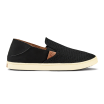 OluKai Women's Pehuea Slip-on Sneaker Black/Black - 20271-4040