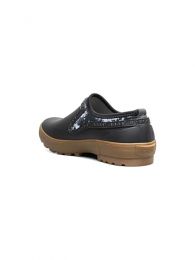 Bogs Footwear Harper Slip On Women's Waterproof Garden Shoes, Black Multi, 10 M