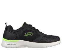 Skechers Men's Skech-Air Dynamight Sneaker Black/Lime - 232292-BKLM