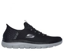 Skechers Men's Slip-ins: Summits - High Range Sneaker Black/Charcoal - 232457-BKCC