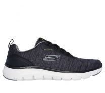 Skechers Men's Flex Advantage 5.0 - Arlus Sneaker Black/Lime - 232823-BKLM