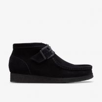 Clarks Women's Walla Boot Buckle Black Suede - 26180293