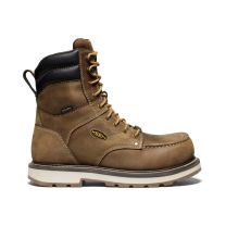 KEEN Utility Men's 8" Cincinnati Carbon-Fiber Toe Waterproof 90° Heel Work Boot Belgian/Sandshell - 1028287