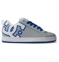 DC Shoes Men's Court Graffik Shoes Grey/Blue/White - 300529-XSBW