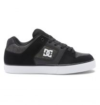 DC Shoes Men's Pure Shoes Black/Dark Slate - 300660-BDS