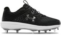 Under Armour Men's UA Yard MT Baseball Cleats Black/Black/Metallic Silver - 3022999-005