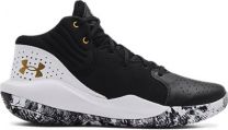 Under Armour Unisex UAJet '21 Basketball Shoes Black/White/Metallic Gold - 3024260-006