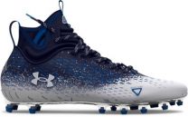 Under Armour Men's Sportlight Lux MC 2.0 Football Cleats Midnight Navy/White/White - 3025082-401