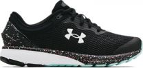 Under Armour Women's UA Charged Escape 3BL Paint Splatter Running Shoes Black - 3025151-001