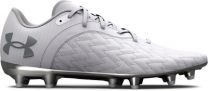 Under Armour Men's UA Magnetico Select 2.0 FG Soccer Cleats White/White/Metallic Silver - 3025642-101