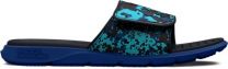 Under Armour Men's Ignite Pro Graphic Slide Sandal Glacier Blue/Blue Mirage/Black - 3026024-401