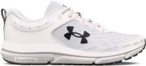 Under Armour Men's UA Charged Assert 10 Wide (4E) Running Shoes White/Black/Black - 3026176-102