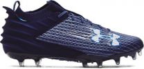 Under Armour Men's Blur Smoke 2.0 Molded Football Cleat Midnight Navy/Midnight Navy/White - 3026330-400