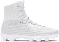 Under Armour Men's UA Highlight 2 RM Football Cleats White/White/Metallic Silver - 3027300-100