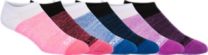 ASICS Women's Training No Show Lite Socks 6-pack Pink/Blue/Purple  - 3032A037-650