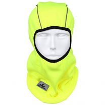 MCR Safety Unisex Fleeced Lined Balaclava Florescent Lime - BLCVL