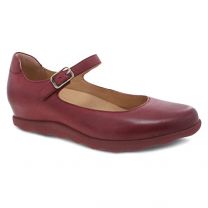 Dansko Women's Marcella Red Burnished Nubuck Mary Jane - 6806226800