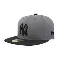 New Era 59Fifty Hat New York Yankees MLB Basic Storm Gray/Black Fitted Cap