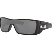 Oakley Men's Standard Issue Batwolf Flag Collection Sunglasses,OS,Matte Black/Prizm Black