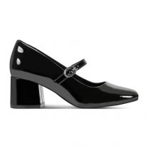 Rockport Women's Xena Mary Jane Black Paten Pumps - W-Xena-BLK01