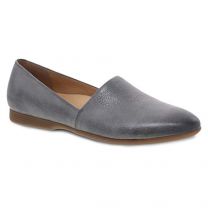 Dansko Women's Larisa Pewter Metallic Distressed Leather -  2036970200