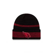 New Era Men's Black Arizona Cardinals 2021 NFL Sideline Tech Cuffed Knit Hat