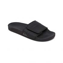 Quiksilver Men's Rivi Slide Adjustable Sandal Black/Grey/Black - AQYL101038-XKSK