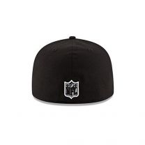 New Era Adult Men NFL Black with White 59FIFTY