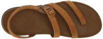 Chaco Women's Lowdown Leather Strappy Sandal, Bone Brown - 2024 New, 5