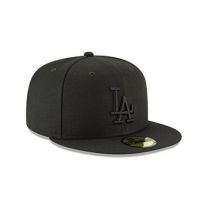 New Era 59Fifty Hat MLB Basic Los Angeles Dodgers LA Black Fitted Cap