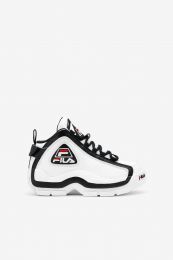 FILA Unisex Kids' Grant Hill 2 Basketball Shoes White/Black/Red - 3BM00637-113