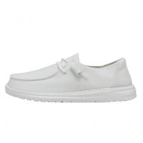 HEY DUDE Women's Wendy Slub Canvas White - 40063-100